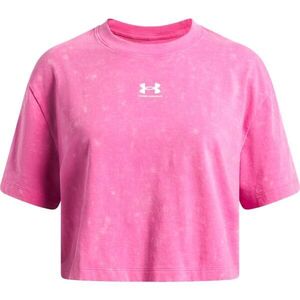 Under Armour G RIVAL WASH SS Lány sportos póló, rózsaszín, méret kép