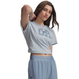 Under Armour UA W ICON FLCE GRAPHC SS Női póló, szürke, méret kép