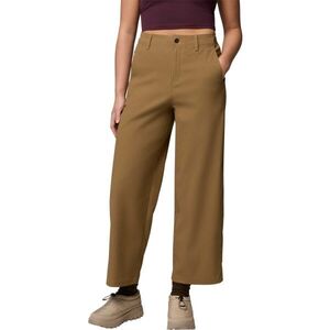 Columbia ROC TECH WIDE LEG PANT Női széles szárú funkcionális chino nadrág, barna, méret kép