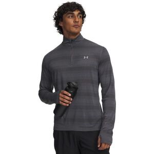 Under Armour VELOCITI 1/4 ZIP Férfi futópulóver, szürke, méret kép