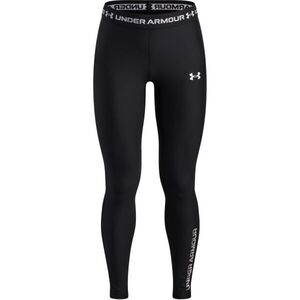Under Armour HEATGEAR GRAPHIC LEGGING Lány sportos leggings, fekete, méret kép