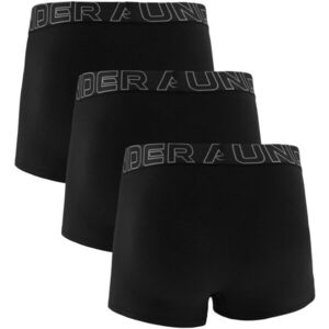Under Armour PERFORMANCE COTTON - SOLID 3" 3PK Férfi boxeralsó, fekete, méret kép