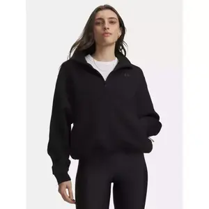 Under Armour UNSTOPPABLE FLEECE HZ Női pulóver, fekete, méret kép