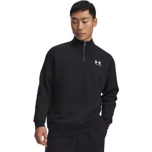 Under Armour ICON FLEECE 1/4 ZIP Férfi sportos pulóver, fekete, méret kép