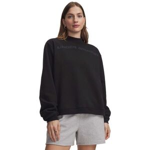 Under Armour ICON FLEECE WM MOCK NK Női pulóver, fekete, méret kép