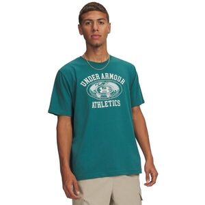 Under Armour M 60/40S ARMOR GLOBE SS Férfi póló, zöld, méret kép