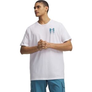 Under Armour M BLUR LOGO SS Férfi póló, fehér, méret kép