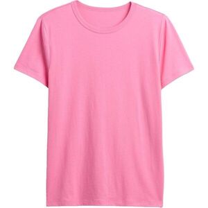 GAP V-SS FAV CREW SOLID Női pamut póló, rózsaszín, méret kép