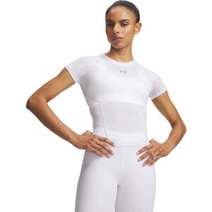 Under Armour HEATGEAR ELITE SS Női sportpóló, fehér, méret kép