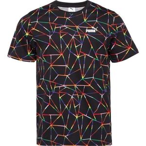 Puma LOVE UNITED AOP TEE Férfi póló, fekete, méret kép