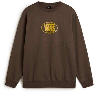 Vans M CLASSIC OVAL CREW Férfi pulóver, barna, méret kép