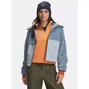 Under Armour W BASECAMP FLEECE FZ Női pulóver, kék, méret kép