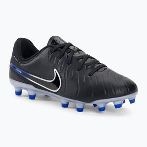 Gyermek futballcipő Jr Legend 10 Academy FG/MG fekete/króm/hyper valós (Jr Legend 10 Academy FG/MG DV4348-040) kép