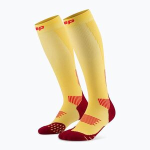CEP Run Tall 5.0 női kompressziós zokni marigold/burgundia (Run Tall 5.0 WP70MR4) kép