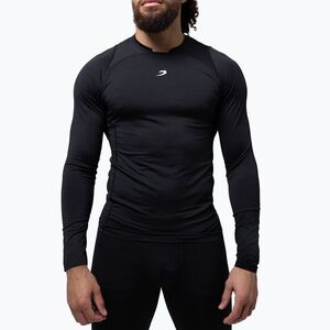 Férfi hosszú ujjú póló BOXRAW Saddler Compression black (Saddler Compression BXRW-SDCTLS-B) kép