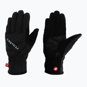 Férfi kerékpáros kesztyűk Castelli Entrata Thermal 3 Glove black (Entrata Thermal 3 4526533_010_CAS) kép