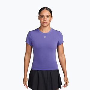 Női teniszpóló Nike Court Advantage dark iris/white (Court Dri-Fit Advantage HQ2994-579) kép