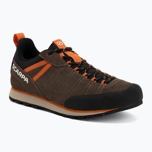 Férfi túracipők SCARPA Crux 2 caribou/rust orange (Crux 2 72054-351) kép