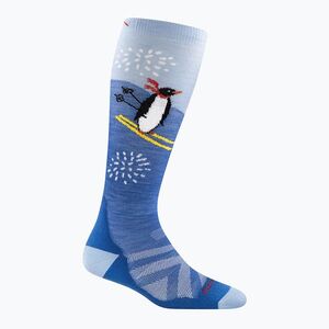 Gyerek sízokni Darn Tough Penguin Peak OTC Midweight with Cushion stellar (Penguin Peak OTC Midweight with Cushion 3808-C-9054-03) kép