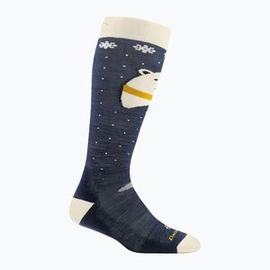 Gyerek sízokni Darn Tough Polar Bear OTC Midweight with Cushion w/ Padded Shin blue (Polar Bear OTC Midweight with Cushion w/ Padded Shin 3802-C-9003-03) kép