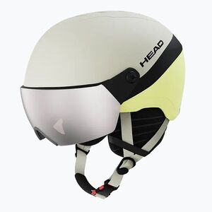 Gyerek sísisak HEAD Yuki Visor Jr lime swirl/silver/red (Yuki Visor S2 Jr 328366) kép