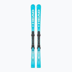 Lesikló sílécek + kötések HEAD WC Rebels e-Race Pro RP WCR 14 + Protector+ FF 14 GW blue/white (WC Rebels e-Race Pro RP WCR 14+Protector+ FF 14 GW 313256/100964) kép