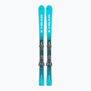 Gyermek lesikló sílécek + kötések HEAD WC e.Race Team SW JRS + Jrs 7.5 GW CA blue/white (WC e.Race Team SW JRS+Jrs 7.5 GW CA 314446/114699) kép