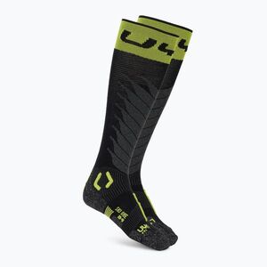 Férfi sízokni UYN Ski One Merino black/lime (Ski One Merino S100274) kép