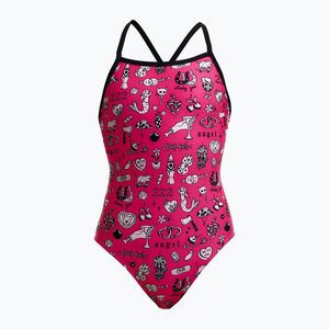 Gyerek egyrészes fürdőruha Funkita Tie Me Tight One Piece sketchy (Tie Me Tight One Piece FKS036G7247308) kép