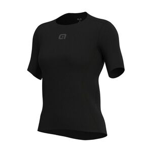 ALÉ Rövid ujjú kerékpáros póló - INTIMO MERINO - fekete kép
