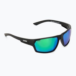 UVEX Sportstyle 233 P fekete matt / tükörzöld napszemüveg (Sportstyle 233 P 53/2/097/2270) kép