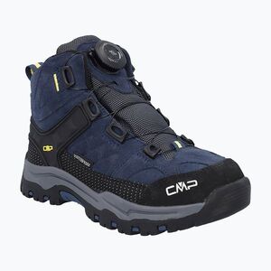 Gyermek túracipők CMP Kiruna Mid Fitgo Fleece Wp blue ink/yellow (Kiruna Mid Fitgo Fleece Wp 3Q57894/10MF) kép
