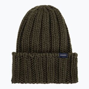 Női téli sapka Woolrich Chunky Beanie dark green (Chunky Beanie CFWWAC0196FBUF0766) kép