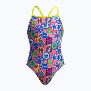Gyerek egyrészes fürdőruha Funkita Tie Me Tight One Piece zesty besty (Tie Me Tight One Piece FKS036G7246808) kép