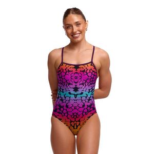 Női egyrészes fürdőruha Funkita Single Strap One Piece wild animal (Single Strap One Piece FKS030L7245106) kép