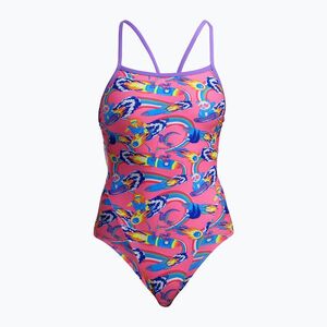 Női egyrészes fürdőruha Funkita Single Strap One Piece sweet surfers (Single Strap One Piece FKS030L7248906) kép