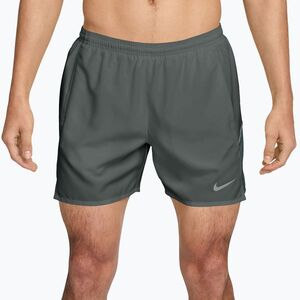 Férfi rövidnadrág Nike Miler Dri-Fit Brief Lined 5" camo green/mineral slate (Miler Dri-Fit Brief Lined 5" IF2060-317) kép