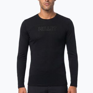 Férfi trekking longsleeve Millet Ubic Wool LS Pullover black (Ubic Wool LS MIV10992_N0247) kép