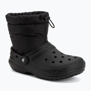 Hótaposó Crocs Classic Lined Neo Puff Boot black/black (Classic Lined Neo Puff Boot 206630) kép