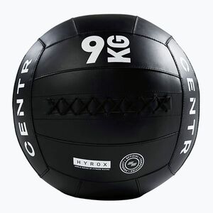 Medicinlabda CENTR Competition Wall Ball Centr x Hyrox 9 kg black (Competition Wall Ball Centr x Hyrox HWB9) kép