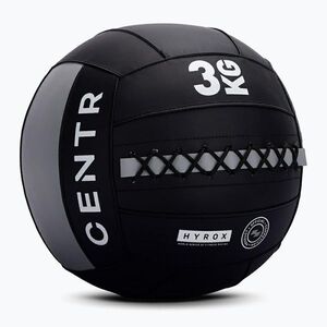 Medicinlabda CENTR Youngstars Competition Wall Ball Centr x Hyrox 3 kg black (Youngstars Competition Wall Ball Centr x Hyrox HYSWB3) kép