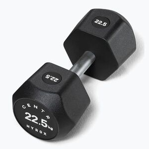Súlyzó Centr Urethane Dumbbell Centr x Hyrox black (Urethane Dumbbell Centr x Hyrox HUDB22-5K) kép