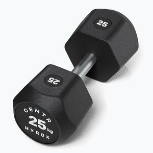Súlyzó Centr Urethane Dumbbell Centr x Hyrox 25 kg black (Urethane Dumbbell Centr x Hyrox HUDB25K) kép