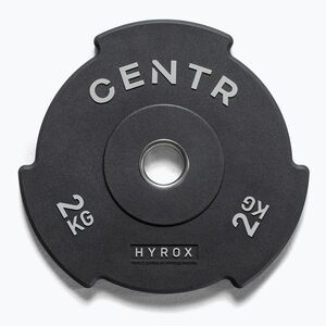Bumper súly Centr Top Plate Centr x Hyrox black (Top Plate Centr x Hyrox HUBP2) kép