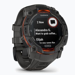 Óra Garmin Instinct 3 Solar 50 mm black/charcoal (Instinct 3 Solar 50mm 010-02935-00) kép