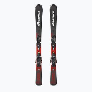 Gyermek lesikló sílécek + kötések Nordica Team JR (110-150) + J7.0 FDT black/red (Team JR (110-150)+J7.0 FDT 0A5544ME001) kép