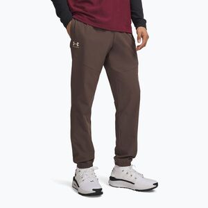 Férfi nadrág Under Armour Vibe Woven Jogger peppercorn/highland buff (Vibe Woven Jogger 1386557-200) kép