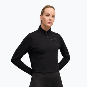 Női pulóver Puma Hyrox Cloudspun 1/4 Zip puma black (Hyrox Cloudspun 1/4 Zip 527635 01) kép