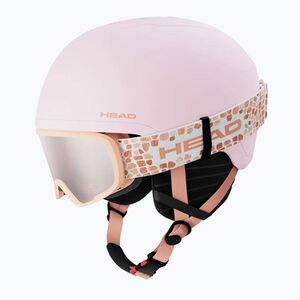 Gyerek sísisak HEAD Yuki Set S2 Jr candy/red/peach (Yuki Set S2 Jr 328676) kép