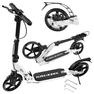 Kruzzel Hyperion W Strapabíró Felnőtt Roller , fehér, Nagy Gumike... kép